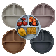 Ofactory Cheap Price BPA Free Silicone Divided Plates for Baby
