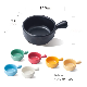  100% Melamine Food Grade Colorful Sauce Dish with Handle