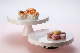 Elegant White Round Melamine Cake Stand Cup Cake Display