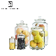  Wholesale Large Glass Jars Wide Mouth 2000ml 68oz Kitchen Canister Glass Food Storage Container Jar with Lid