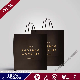  Custom Wholesale Good Quality Printed Fancy Design Shopping Black Craft Kraft Paper Bag