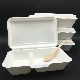 Biodegradable Sugarcane 2 Compartment Bento Disposable Take Away Lunch Box