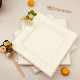 Wholesale Sugarcane Pulp Bagasse 100% Biodegradable Square Plate.