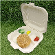 8X8 3 Compartments Cornstarch Take out Food Containers manufacturer