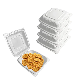  Plastic Fast Meal Prep Packaging Disposable Hinged to Go Food Containers