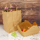  FDA/EU Cheap Low MOQ Custom Fast Food Takeout Fried Food Sandwich Paper Lunch Box