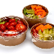  White Cardboard Craft Take Away Packaging Folding Box Takeaway Disposable Kraft Paper Food Container for Soup and Rice