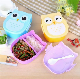  Cute Kids Cartoon Owl Plastic Lunch Box Portable Bento Box Food Container Storage Box