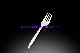  Medium Weight Plastic White / Black Fork (PP)