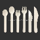  High Quality Eco-Friendly Biodegradable Kraft Paper Cutlery Disposable Tableware