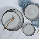 Vajillas Restaurant Plates Ceramic Dinnerware Under Glazed Dinner Dish Plate Set