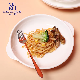  High Quality New Bone China Handmade Dinner Plate with Handle White Clear Porcelain Plates Fish Serving Plate