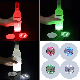  Custom Bottle Stickers Coasters Lights Battery Powered LED Party Drink Cup Mat Christmas Vase New Year Halloween Decoration Light