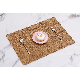  PU Leather Place Luxury Placemats Insulation Pads Dinning for Kids Washable Coaster Cup Table Mat