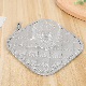  Factory Manufacture Advertisement Promotion Cotton Twill Grey Square Cup Mat for Table