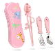  Stainless Steel Baby Toddler Utensils with Kids Training Chopsticks, Baby Spoon, Fork
