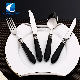  Plastic Handle Stainless Steel Silver Coated Cutlery Set, Dinner Fork