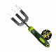 Garden Tools Polished Stainless Steel Prong Hand Weeding Fork
