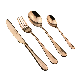  Stainless Steel 430 Flatware Series-Rose Gold