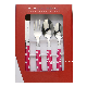  16 PCS Stainless Steel Cutlery Flatware with Colorful Paper Box