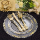  Wholesale Disposable Plastic Dinner Plates Print Plates Sets for Party Disposable Porcelain Plate