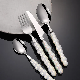  Stainless Steel Flatware Spoon with ABS Imitation Pearl Handle