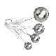  Cheap Metal Set of 4 Stainless Steel Measuring Spoons Baking for Promotion