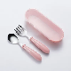  Stainless Steel Baby Portable Fork and Spoon with Case