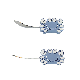  Crab Design Non-Toxic Stainless Steel Silicone Baby Feeding Spoon for Kids Children Soup Spoon