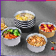 Disposable Round Takeaway Aluminum Foil Salad Bowl Food Box Packing Bowl