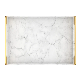  Sawtru Custom Made Marble Painting Wooden Serving Tray