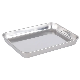  Multiple Sizes Stainless Steel Rectangular Baking Tray Bakery Oven Tray Restaurant Food Serving Display Storage Tray