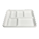 Sugarcane Pulp Disposable Degradable Serving Storage Kids Food Trays manufacturer