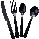  Disposable OEM PP/PS/PLA Flatware Cutlery Sets Flight Plastic Spoon Fork and Knife Kit Plastic Cutlery Packaging