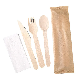 Disposable Biodegradable Knife Fork and Spoon Wooden Cutlery