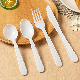 PS Material High Quality Man Made Disposable Tableware Cutlery Spoon Knife Fork Sets Eating Hotel Restaurant Manufacture Custom manufacturer