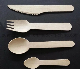 OEM Wooden Disposable Spoon Fork Knife Tableware Cutlery