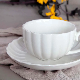  Popular Happy Go Pumpkin Embossed Porcelain Cup and Saucer