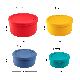  BPA Free Silicone Food Lunch Bento Storage Container Box for Baby Kids