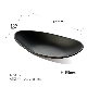  Irregular Plate Melamine Material Restaurant Hotel Japanese Style Black Melamine Plate