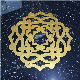  Yc-Pl39A Golden Diamond PE Material Dinerplates Coaster for Restaurant Wedding Banquet