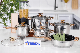  8PCS Kitchen Appliance Utensils Cooking Pot Stainless Steel Cookware Set Kitchenware