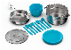 Non-Stick Stainless Steel 4-Person 20-Piece Camp Cookware Set manufacturer