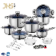  OEM South Africa Senegal Hot 16 24PCS Cooking Pot Stainless Steel Cookware Set