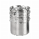  Outdoor Stainless Steel Cookware Set Portable Collapsible Folding Camping Cooking Pot Set