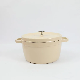  Kitchen Cooking Round Heavy Non Stick Cast Iron Enamel Cooking Stock Soup Pots with Lid