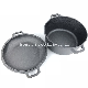  3.2-Quart Pre-Seasoned Cast Iron Double Side Frying Pan