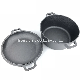3.2-Quart Pre-Seasoned Cast Iron Double Side Frying Pan