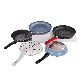  20-30cm Pressed Aluminum Cookware Marble Fry Pan Non-Stick Frying Pan for Induction Cooker