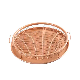 Durable Non-Stick 2 Piece Set Round Copper Air Fry Crisper Tray Mesh Baking Tray Non-Stick Round Baking Pan Scratch Proof Esg15987